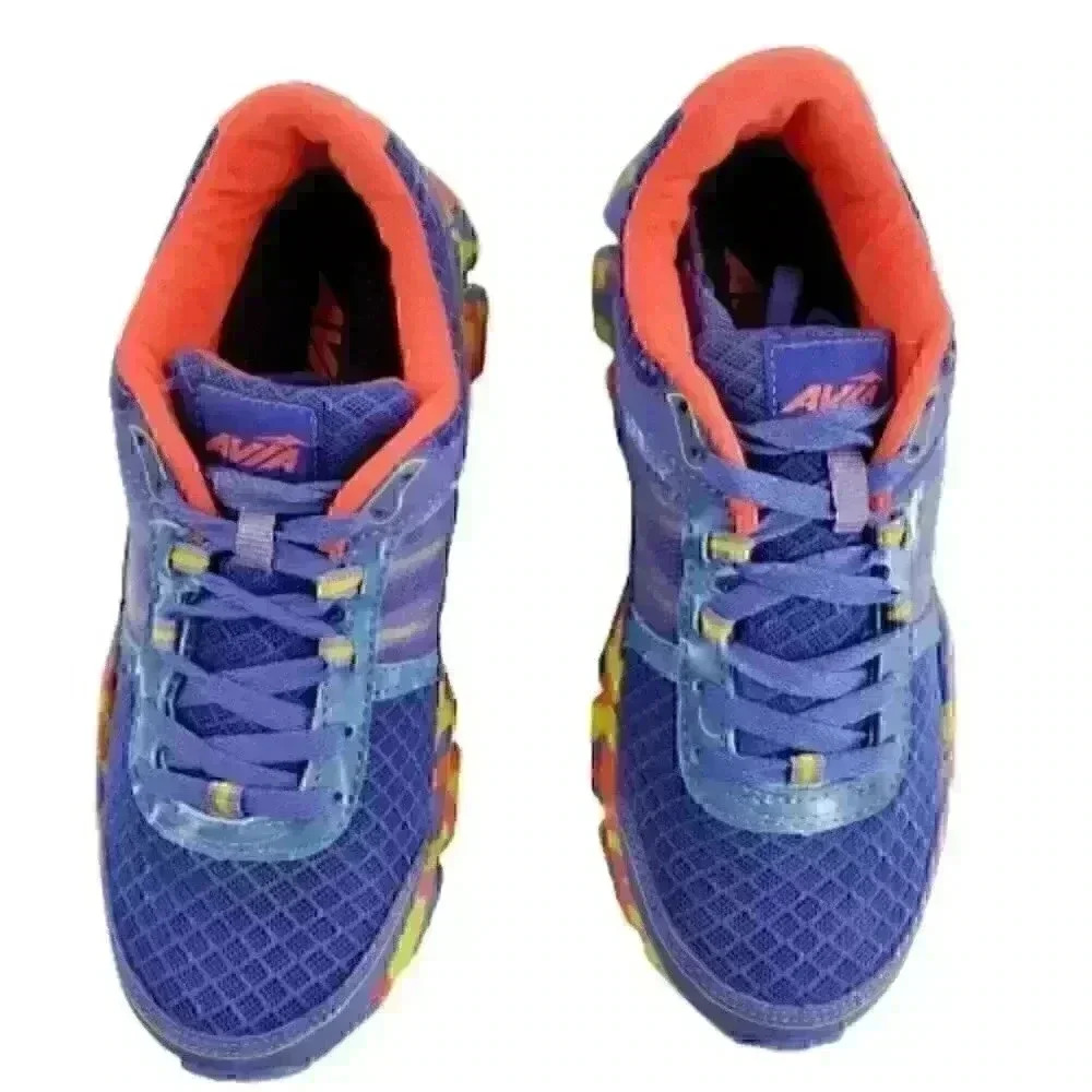 Avia Girls Avi-Play A815 GUOK Running Shoe Girls Size 5/6 Colorfull Lacep-Up - Picture 8 of 8